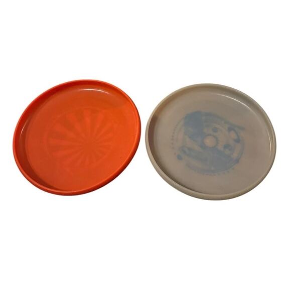 Lot 2 Vintage Frisbee Discs Pro Classic Sunburst & Dyn-O-Glo Glow in Dark Retro - Picture 2 of 9